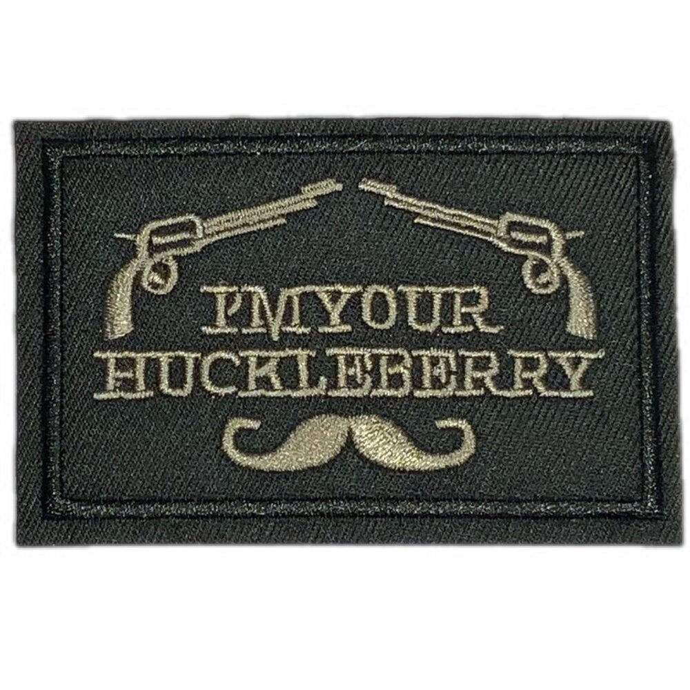 I'm Your Huckleberry Doc Holliday Tombstone Embroidered Patch Tactical Biker